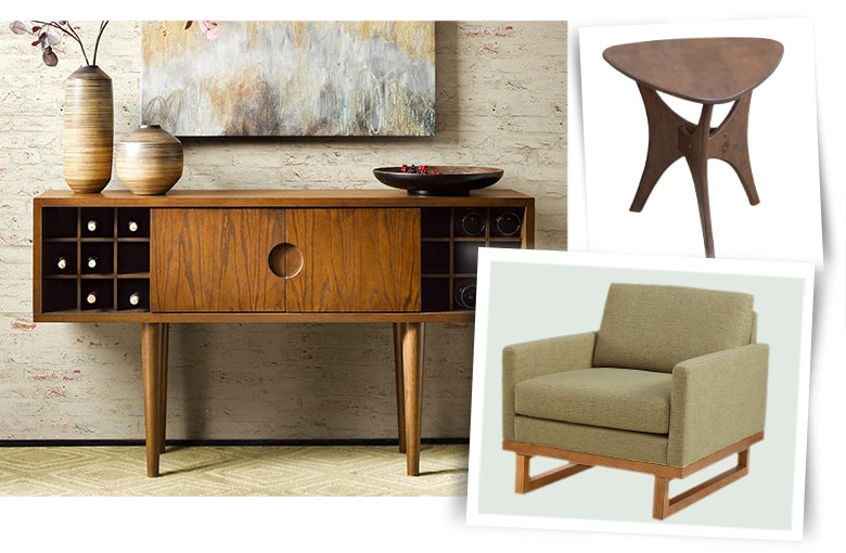 Mid-Century Modern: Wood Accents and Clean Lines