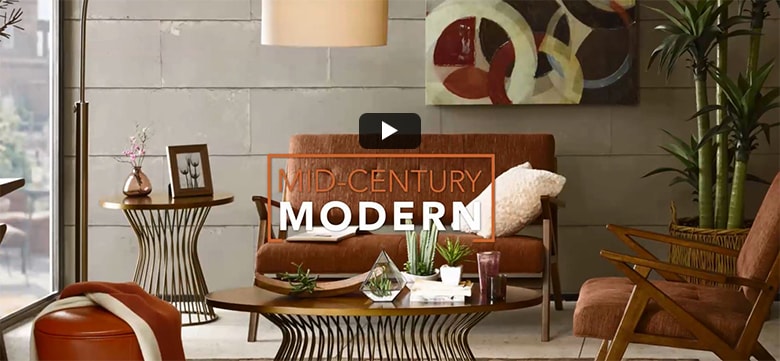 Video: Mid-Century Modern Home Decorating Inspiration
