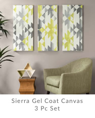 Sierra Gel Coat Canvas 3 Pc Set