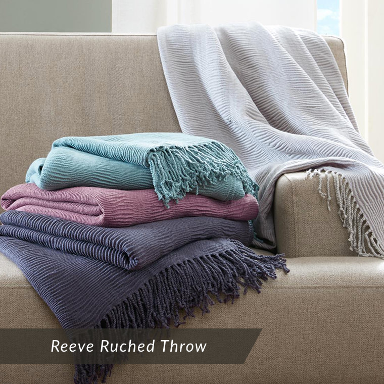 Reeve Ruched Throw