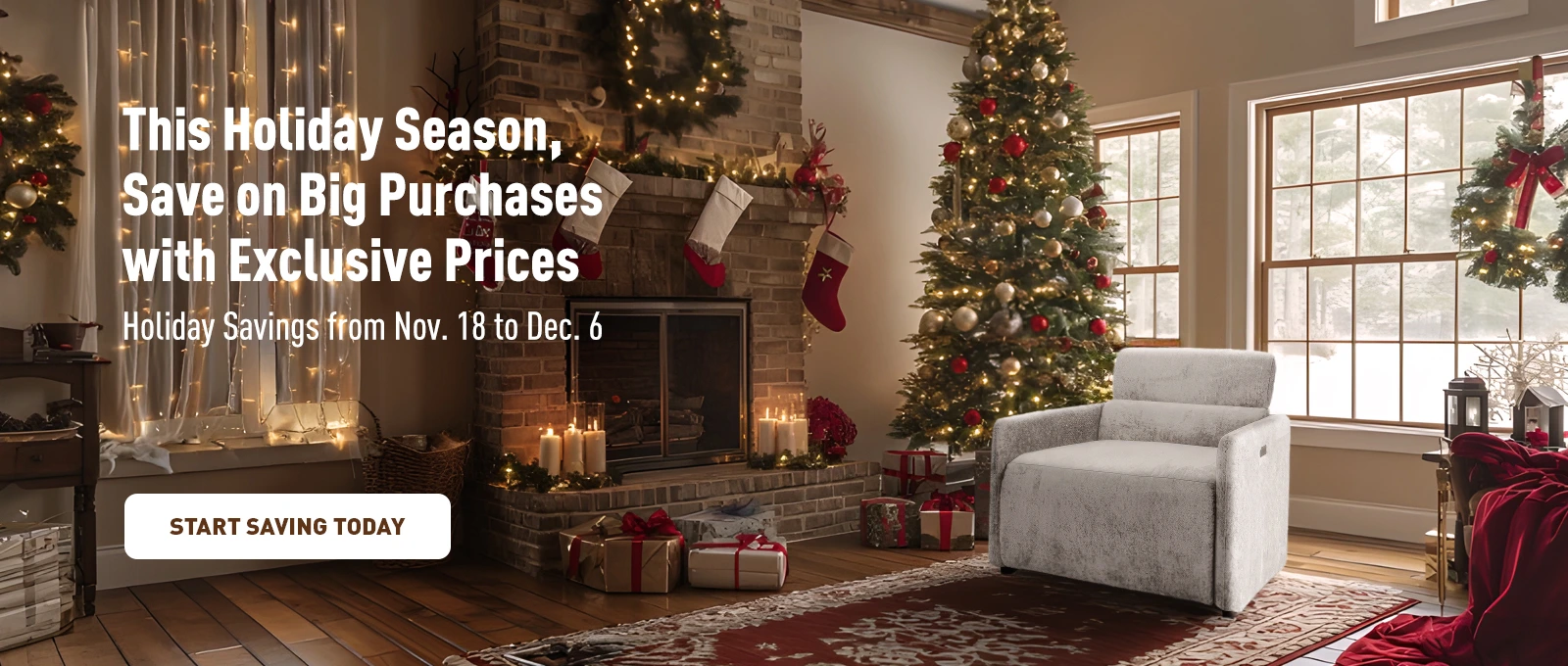 Holiday promotion sale 2024 banner 